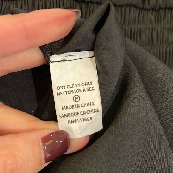 Ramy Brook Studded Detail Elastic Waist Mini Dress Black Size XS - Picture 7 of 11